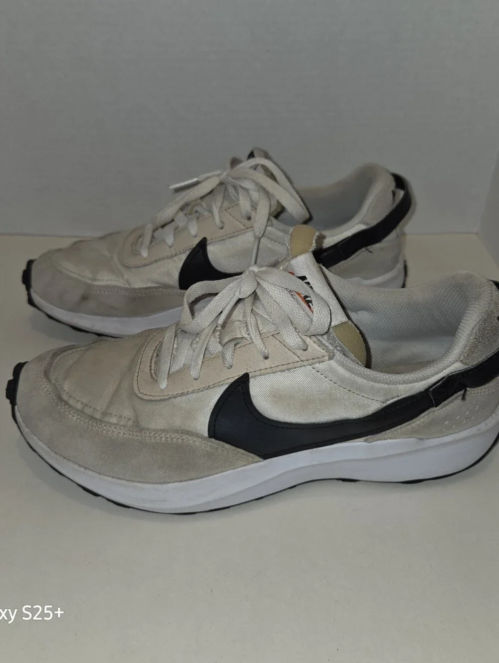 Nike Waffle Debut, Sanddrift-Black, Women’s Size 10, Style DH9523-102
